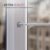 Vitragestangen silber - chrom matt 110 - 150 cm Produktbild-Vorschau 2