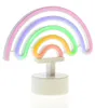 LED NEON Figur REGENBOGEN - Neonlicht - H: 19cm - Batterie Produktbild-Vorschau 6