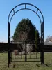 ALEOS. Eleganter XXL Rosenbogen Rankhilfe Pergola mit Tür Produktbild-Vorschau 4