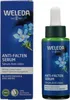 A product box and bottle of Weleda Anti-Falten Serum. Anteprima dell’immagine prodotto