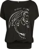 Drachenzähmen leicht gemacht T-Shirt Damen Dragons - Night Produktbild-Vorschau 2