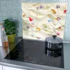 Spritzschutz Herdabdeckplatte Schneidebrett aus Glas Bunte Produktbild-Vorschau 3