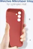 A hand holding a red phone case. Produktbild-Vorschau