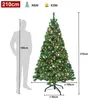 XINZI Künstlicher Weihnachtsbaum mit Beleuchtung 210cm Produktbild-Vorschau 6
