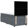 Boxspringbett mit Matratze Dunkelgrau 100x200 cm Samt Produktbild-Vorschau 6