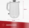 Wasserkocher - kabellos MPM MCZ-115 doppelwandig weiß Produktbild-Vorschau 7