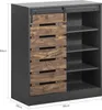 SoBuy FSB65-HG Sideboard Schuhschrank Schiebetür Kommode Produktbild-Vorschau 5