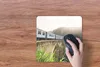 MuchoWow® Mauspad Mousepad Ein Zug über eine Brücke 30x30 Produktbild-Vorschau 3