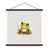 MuchoWow® Textilposter Frosch - Grün - Aquarell - Tiere - Produktbild-Vorschau 1