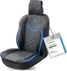 WALSER Sitzauflage Auto Rey, Sitzschoner Auto schwarz/blau, Produktbild-Vorschau 2