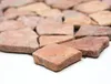 Mosaik Fliese Marmor Naturstein rot Bruch Ciot Rossoverona Produktbild-Vorschau 3