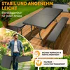 Set da 3 pezzi Blumtal per birreria all'aperto - 2 panche + Anteprima dell’immagine prodotto 2