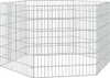 vidaXL Výbeh pre voľný výbeh 6-dielny 54x60 cm Pozinkované Náhľad obrázku produktu 1