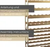 STOLMAK Weinregal aus Holz für 56 Flaschen Natur Produktbild-Vorschau 6