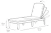 Allibert sunlounger Liege Jaipur  inkl. Auflage, Farbe Produktbild-Vorschau 30