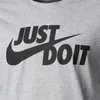 Nike M Nsw Tee Just Do It Swoosh Dk Grey Heather/Black M Produktbild-Vorschau 5