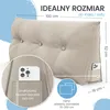 ELONEO Rückenkissen 100 cm breit, Keilkissen für Bett und Produktbild-Vorschau 12