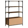 Bücherregal 3 Fächer Räuchereiche 70x30x109,5 cm Produktbild-Vorschau 9