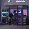 Łóżko piętrowe Merax 90x200 cm, drewniane łóżko piętrowe Podgląd zdjęcia produktu 1