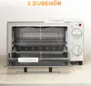 HOMCOM Minibackofen 9L Mini Ofen mit Backblech, Grillrost, Produktbild-Vorschau 6
