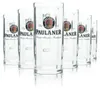 6x Paulaner Bier Glas 0,4l Krug Moldau Seidel Sahm Henkel Produktbild-Vorschau 2