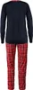 Schlafanzug Damen Lang Pyjama 100% Baumwolle Zweiteiliges Produktbild-Vorschau 4