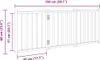 vidaXL Cancelletto pieghevole per cani 3 pezzi 150 cm in Anteprima dell’immagine prodotto 7
