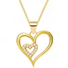 Herz-Anhänger Goldkette Set I Echtschmuck Damen Halskette 45cm

 Produktbild-Vorschau