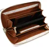 An open wallet showing its interior compartments. Anteprima dell’immagine prodotto