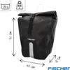 FISCHER 115808: Bolsa para portaequipajes de bicicleta PLUS Vista previa de la imagen del producto 3