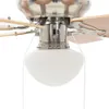 vidaXL Dekorativer Deckenventilator mit Leuchtmittel 82 cm Produktbild-Vorschau 6