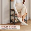 WOLTU Kleiderständer, Schuhregal mit Sitzfläche, 7 Haken, Produktbild-Vorschau 5