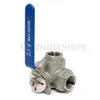 DN15 1/2" 3 Wege Kugelhahn mit T-Bohrung Ventil Kugelventil Produktbild-Vorschau 1