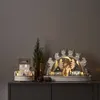 Szwedzka Świąteczna Pozytywka Drewniana Domki GRAUBERG LED Podgląd zdjęcia produktu 11