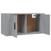 TV-Wandschränke 2 Stk. Grau Sonoma 80x34,5x40 cm , Produktbild-Vorschau 5