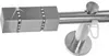 BASIT® Innenlauf Gardinenstange Edelstahl Look 16mm Produktbild-Vorschau 1