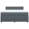Design Boxspringbett mit Matratze Dunkelgrau 180x200 cm Produktbild-Vorschau 4