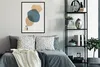 MuchoWow® Gerahmtes Poster Wolken - Retro - Mädchen 60x80 Produktbild-Vorschau 5
