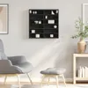 vidaXL Vitrína čierna 60x8,5x58 cm materiál na báze dreva Náhľad obrázku produktu 3