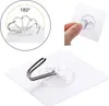 Collage showing adhesive hooks and their functionality. Produktbild-Vorschau