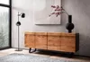 FineBuy Sideboard Akazie Massivholz 180 cm 4 Türen - Produktbild-Vorschau 7