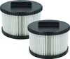 vhbw 2x Staubsaugerfilter kompatibel mit Dewalt DWV010 Typ Produktbild-Vorschau 1