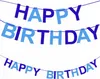Oblique Unique Happy Birthday Girlande Banner Geburtstag Produktbild-Vorschau 1
