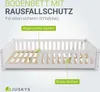 Juskys Kinderbett Naya 120x200 cm mit Rausfallschutz & Produktbild-Vorschau 4