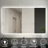 LED Spiegel mit Beleuchtung Badezimmerspiegel 120x70cm Produktbild-Vorschau 2