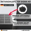 Aktiv Kohle Filter passend für Geberit Sigma 40 wie Typ 1 Produktbild-Vorschau 2