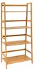relaxdays 10019199_0 relaxdays Bambus Bücherregal braun 4 Podgląd zdjęcia produktu 6