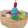 Gioco in legno per bambini: pesca dei pesci Anteprima dell’immagine prodotto 3