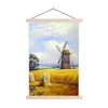 MuchoWow® Textilposter Gemälde - Bauernhof - Mühle - Produktbild-Vorschau 1