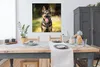 MuchoWow® Poster Ein Deutscher Schäferhund lächelt mit Produktbild-Vorschau 3